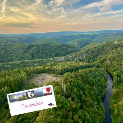 Give a balloon flight voucher for the Ardennes as a gift - available from Filva Ballooning
