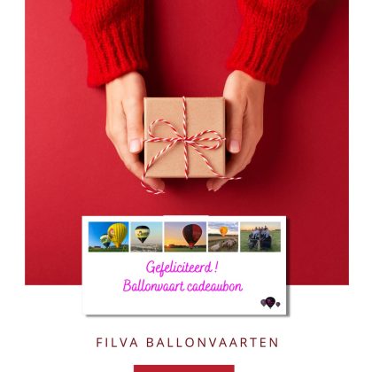 Verras je geliefde en geef een ballonvaart bij Filva Ballonvaarten